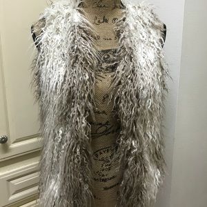 Faux fur vest